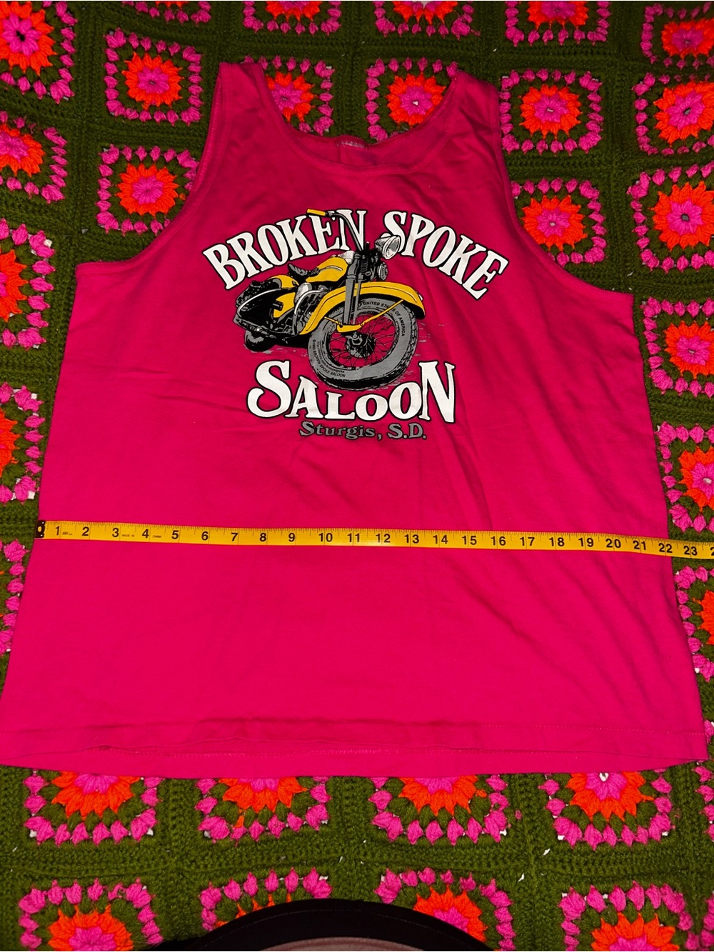 Motorcycle Rally Tank Top - Magenta